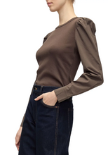 Load image into Gallery viewer, Veronica Beard- Fersia Mixed Media tee
