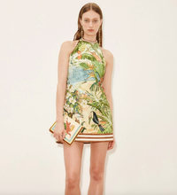 Load image into Gallery viewer, Alemais Toucan Tango Halter Mini Dress
