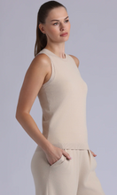 Load image into Gallery viewer, Minnie Rose Viscose Crew Tank-Brown Sugar

