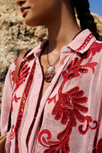 Load image into Gallery viewer, Farm Rio Arabesc Light Pink Blouse
