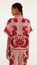 Load image into Gallery viewer, Farm Rio Arabesc Light Pink Blouse
