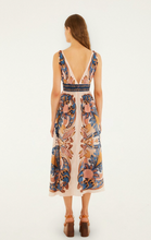 Load image into Gallery viewer, Farm Rio Garden Scarf Soft Pink Midi Dress
