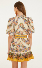 Load image into Gallery viewer, Farm Rio Hilo Stripes Sand Mini Dress
