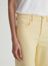 Load image into Gallery viewer, AG Sunlight Yellow Wide Leg Crop Jeans

