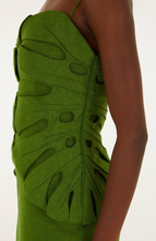 Load image into Gallery viewer, Farm Rio- Green Monstera Leaf Sleeveless Maxi Dress
