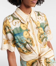Load image into Gallery viewer, Farm Rio- Royal Sea Multicolor Midi Dress
