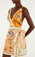 Load image into Gallery viewer, Farm Rio- Souvenir Mixed Scarf Multicolor Sleeveless Dress
