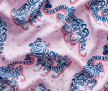 Load image into Gallery viewer, Printfresh- Eco Satin Robe in Tiger Queen
