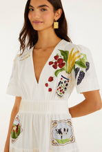 Load image into Gallery viewer, Farm Rio- Country Table Short Sleeve Midi Dress
