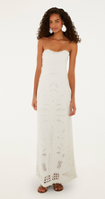 Load image into Gallery viewer, Farm Rio- Off-White Palm Tree Knit Midi Dress
