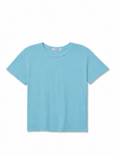 Load image into Gallery viewer, Perfectwhitetee- Harley Boxy Crew Tee in Milky Blue
