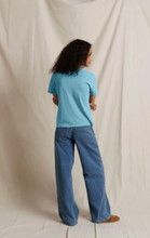 Load image into Gallery viewer, Perfectwhitetee- Harley Boxy Crew Tee in Milky Blue
