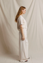 Load image into Gallery viewer, Perfectwhitetee- Ziggy Short Sleeve in Sugar

