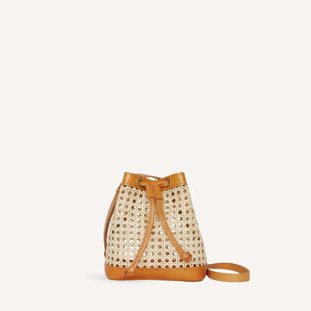 Bembien Benna Bucket - Caramel Rattan