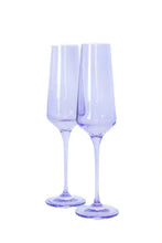 Load image into Gallery viewer, Estelle Colored Glass Champagne Flute Set/2
