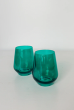 Load image into Gallery viewer, Estelle Colored Glass Stemless Set/2
