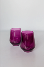 Load image into Gallery viewer, Estelle Colored Glass Stemless Set/2
