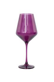 Estelle Colored Glass Stemware Set/2